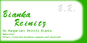 bianka reinitz business card